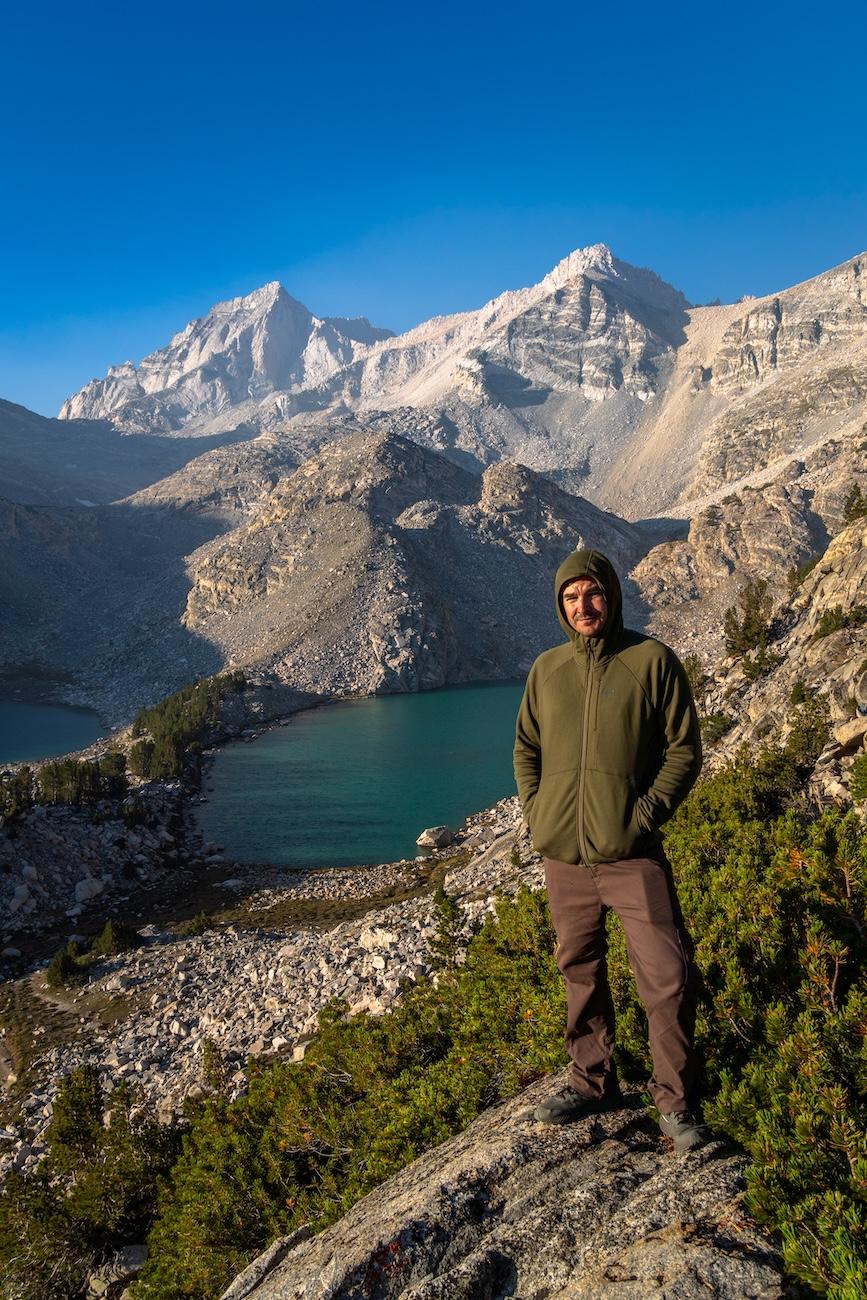 Brock Dallman and Treasure Lakes in the Little Lakes Valley of the Sierras
