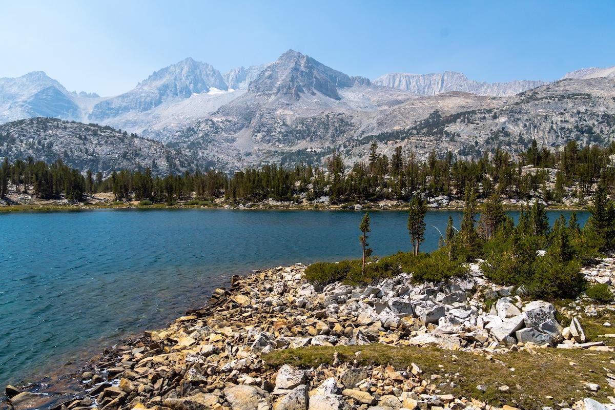 Chickenfoot Lake in the Little Lakes Valley of the Sierras