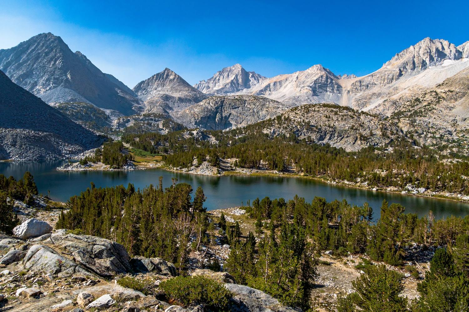 Chickenfoot Lake in The Little Lakes Valley of the Sierras. Photo by Brock Dallman
