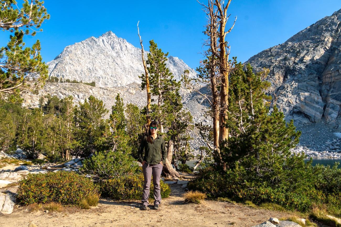 Sam Stych at Gem Lake in the Little Lakes Valley of the Eastern Sierra