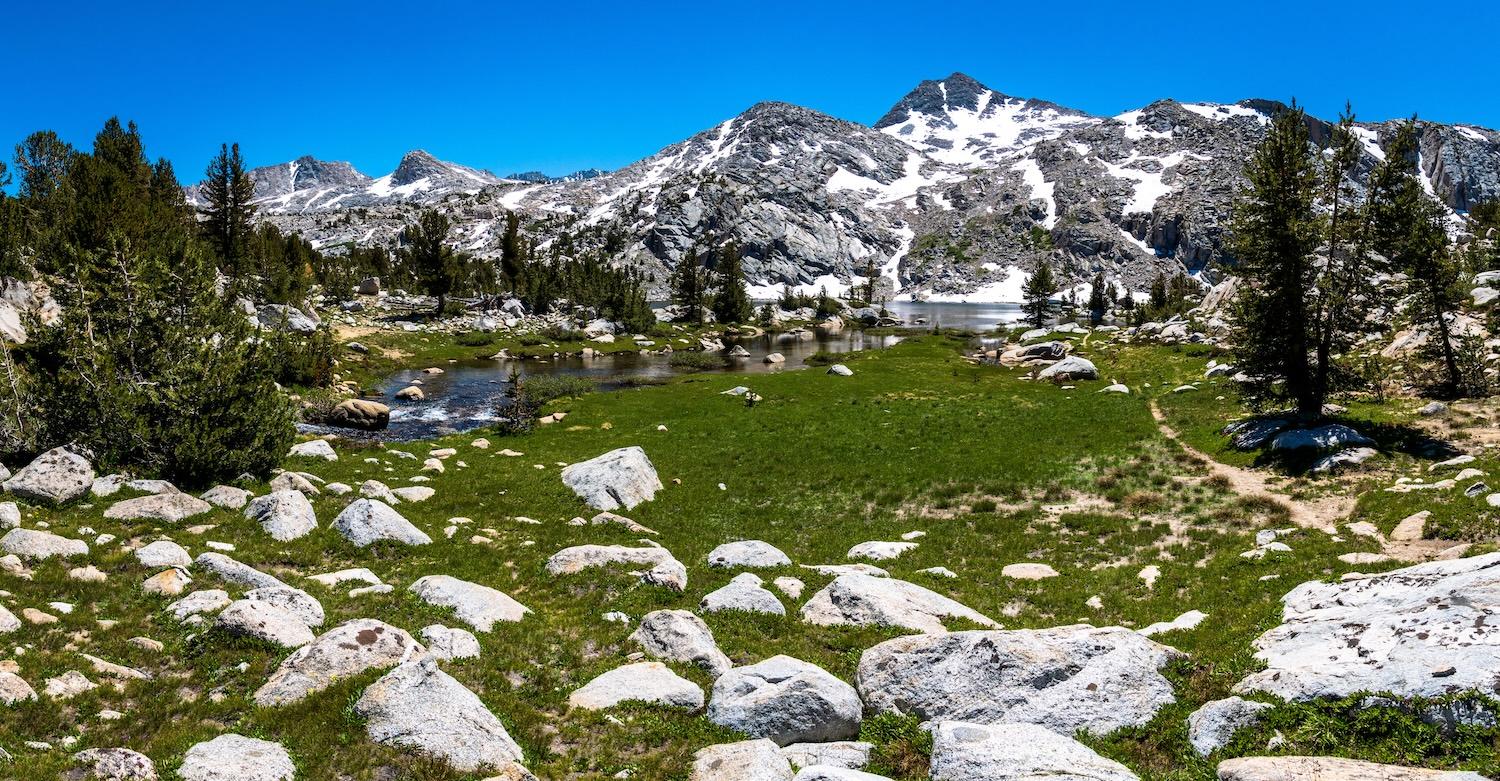 Golden Trout Lakes of Humphreys Basin in the Sierras