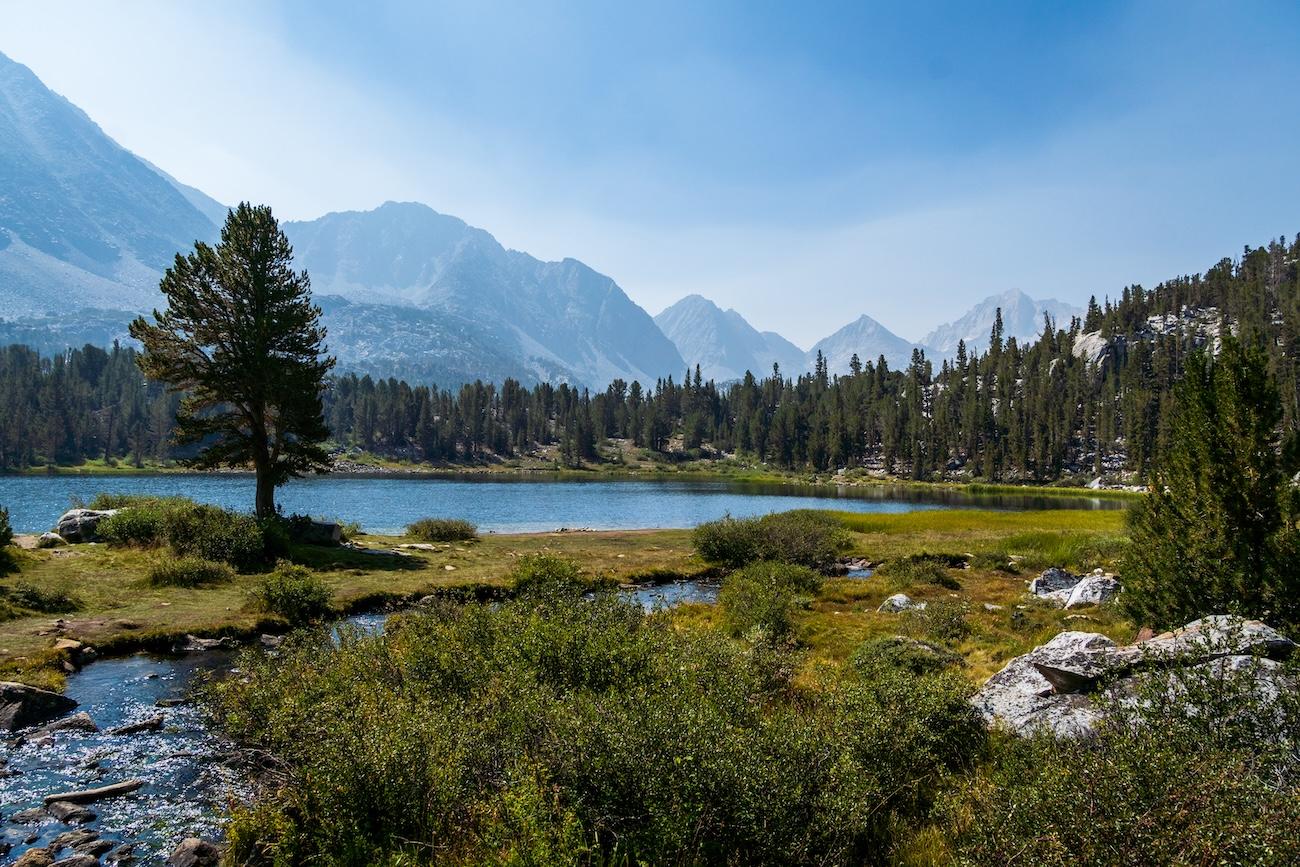Mack Lake in the Little Lakes Valley in the Eastern Sierras