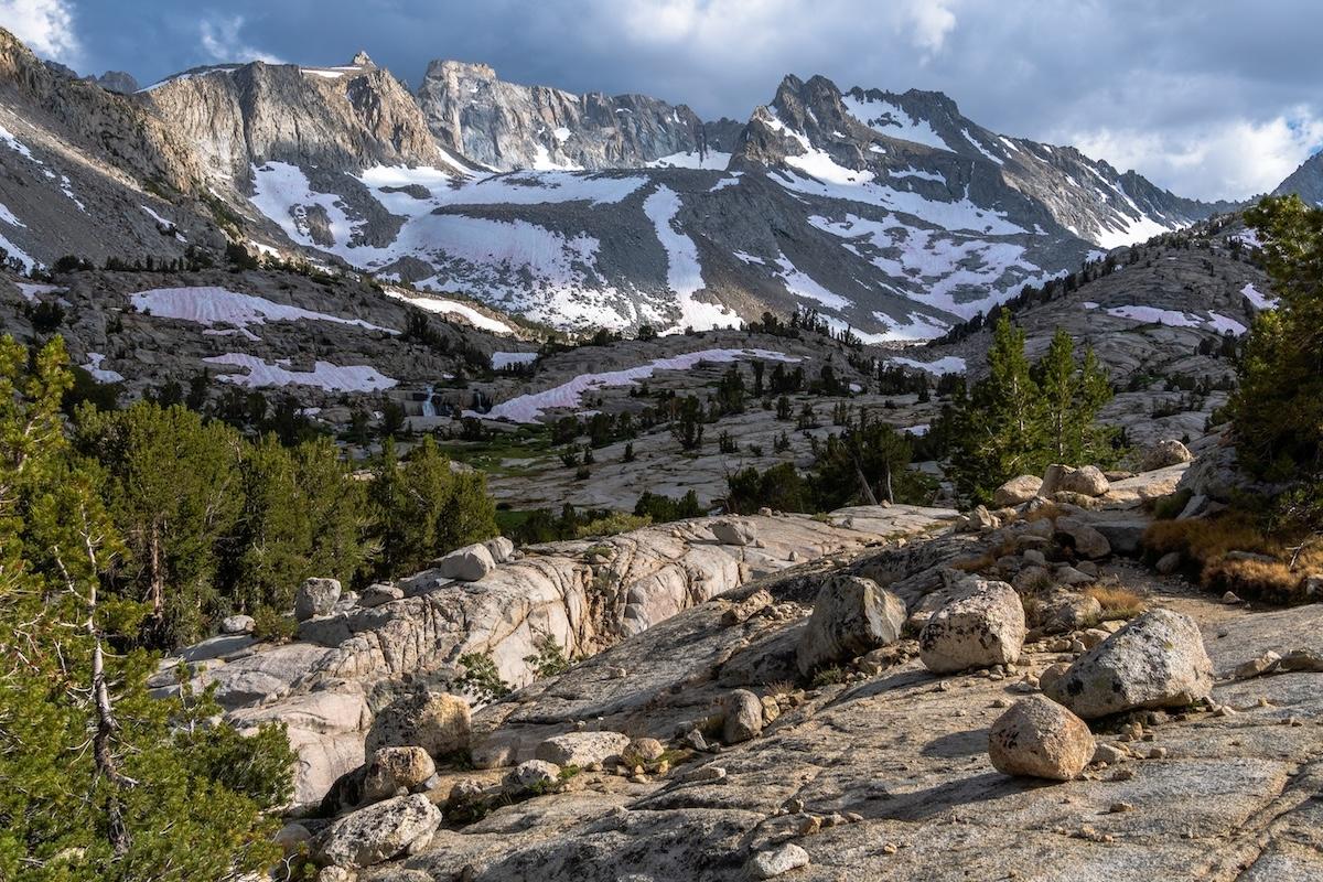 The mountains above the Sabrina Basin in the Eastern Sierra.  Photo by Brock Dallman