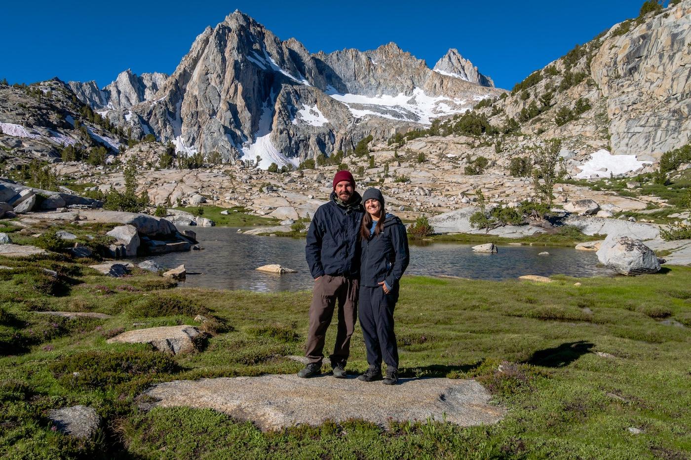 Brock Dallman and Sam Stych in The Sabrina Basin of the Eastern Sierra