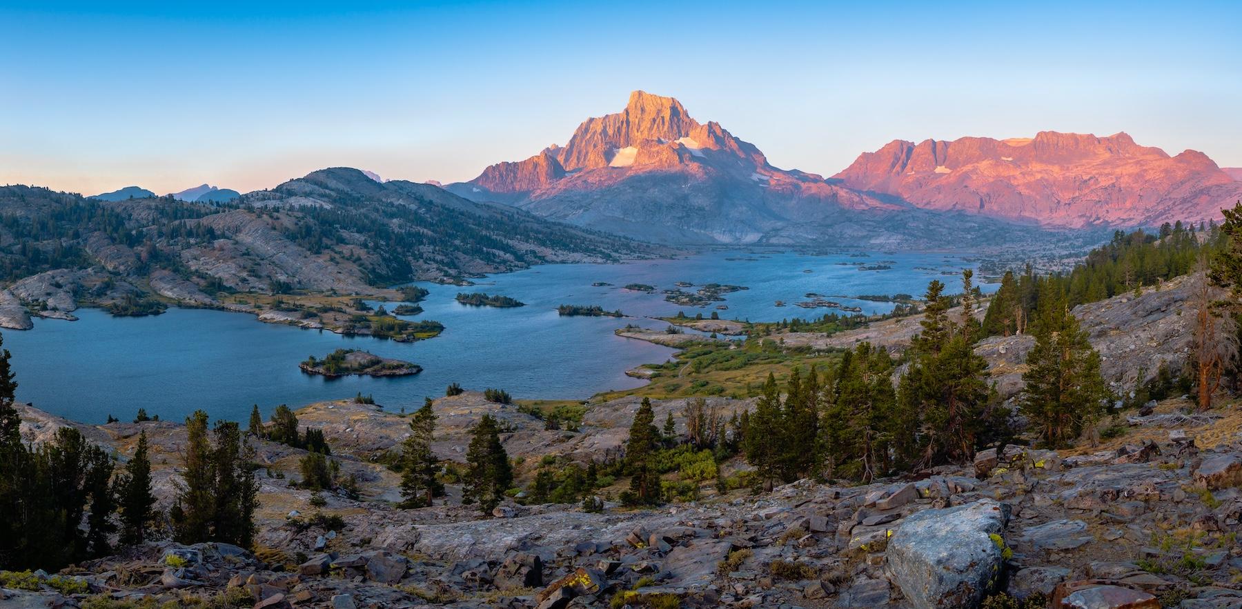 Thousand Island Lake in the Ansel Adams Wilderness of the Sierra.  Photo by Brock Dallman