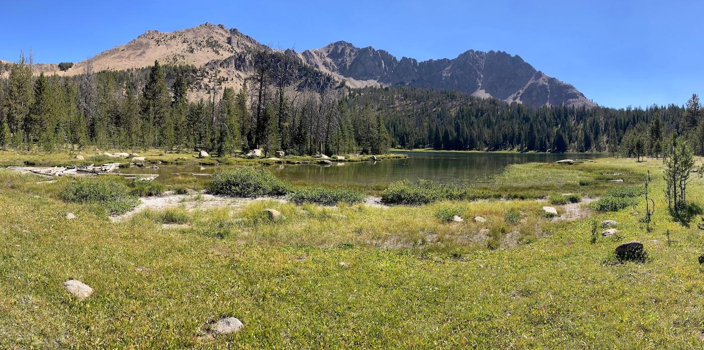 Fourth of July Lake in Idaho's White Clouds Mountains