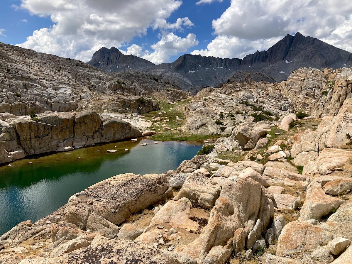 Off trail in the Bear Lakes Basin in the Eastern Sierras