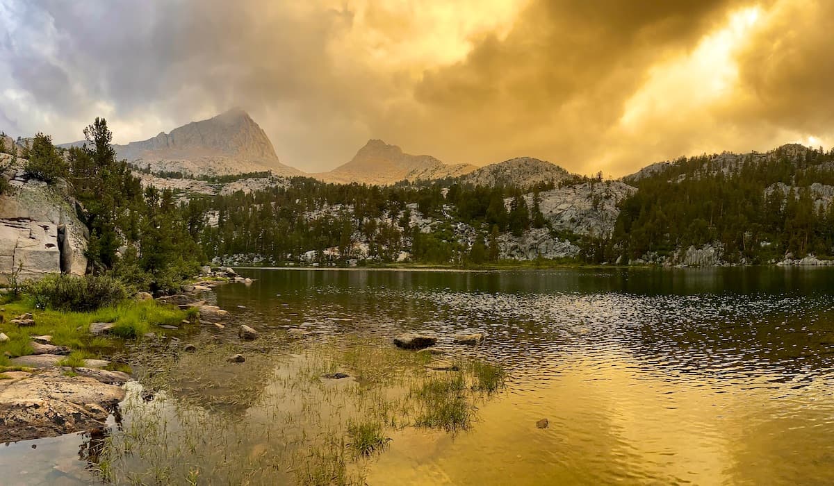 Honeymoon Lake in the Eastern Sierras