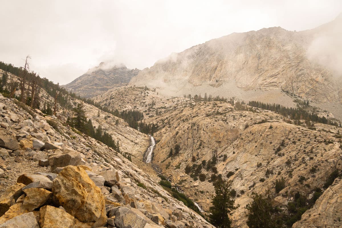 Pine Creek Falls in Eastern Sierras