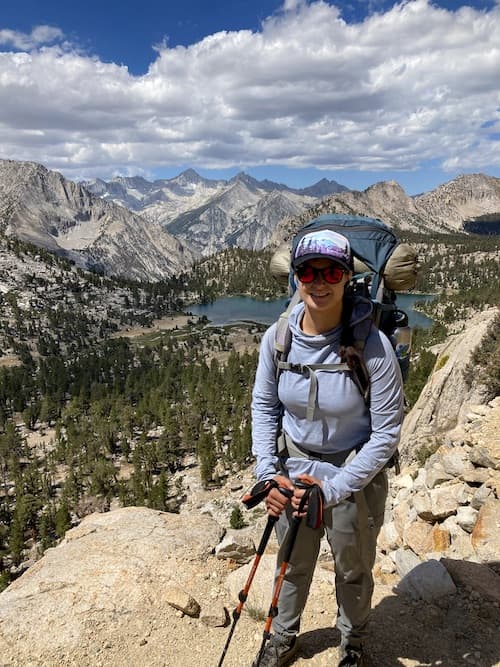 Sam Stych at Bullfrog Lake, Kings Canyon National Park