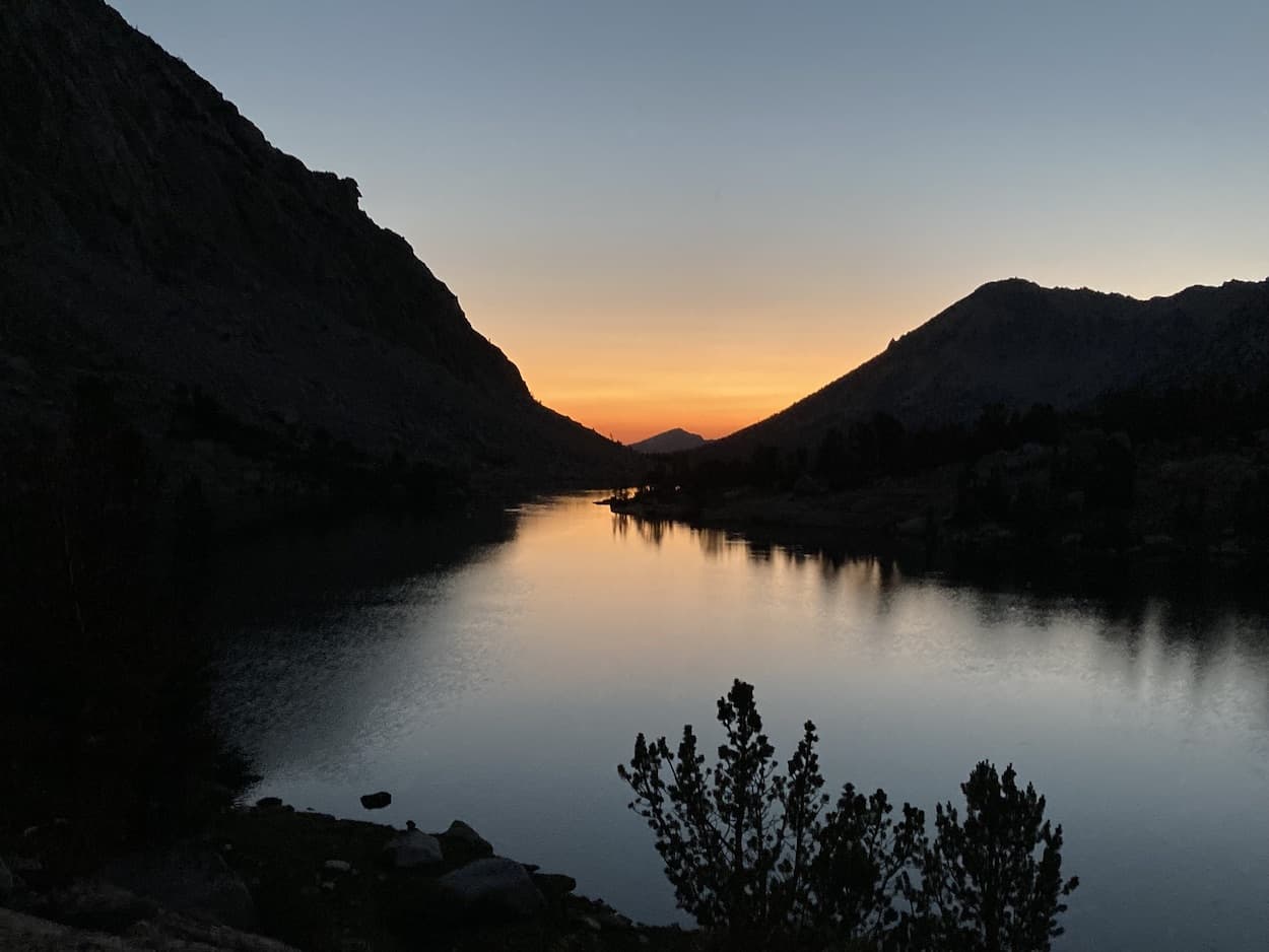 Sundown over Kearsarge Lake