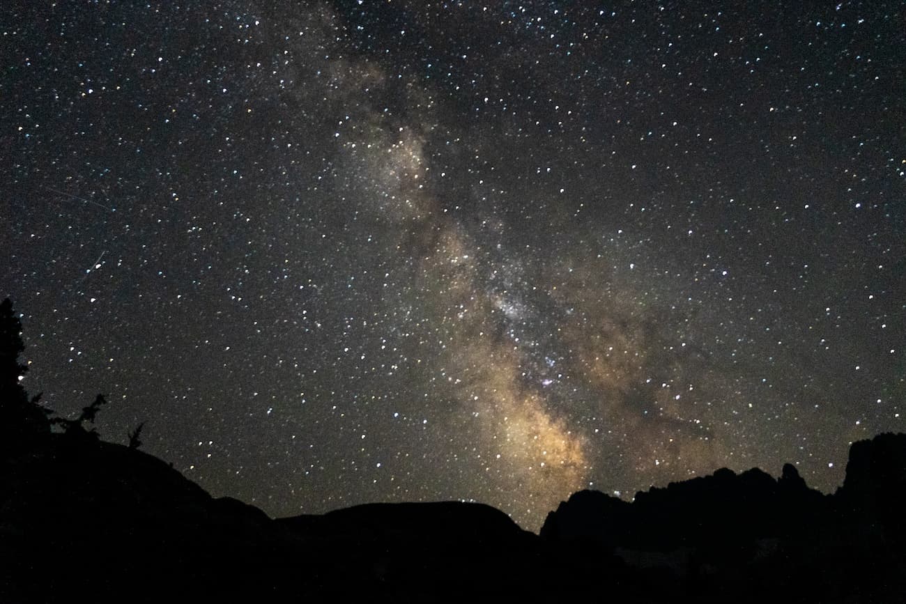 The milky way in the Sierras