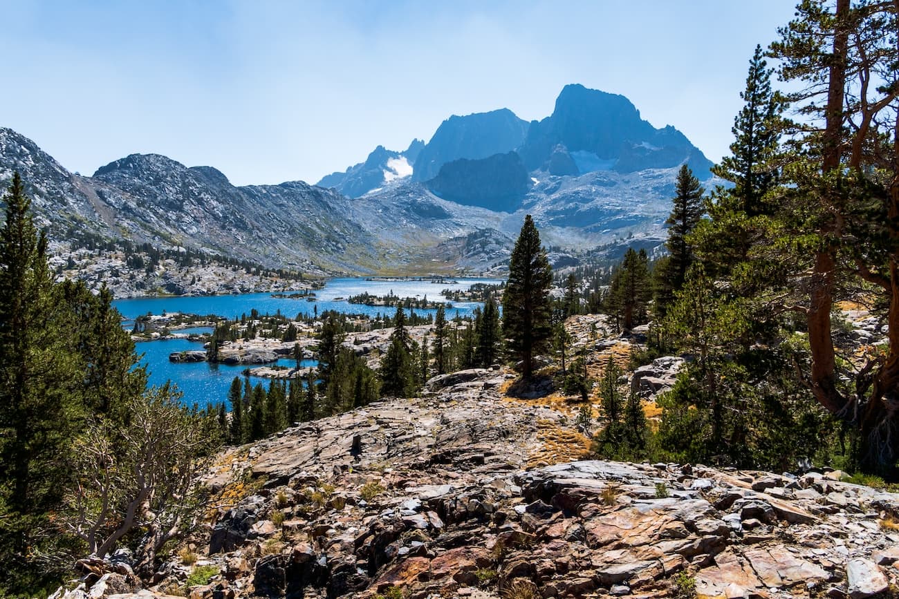 Garnet Lake in the Sierras