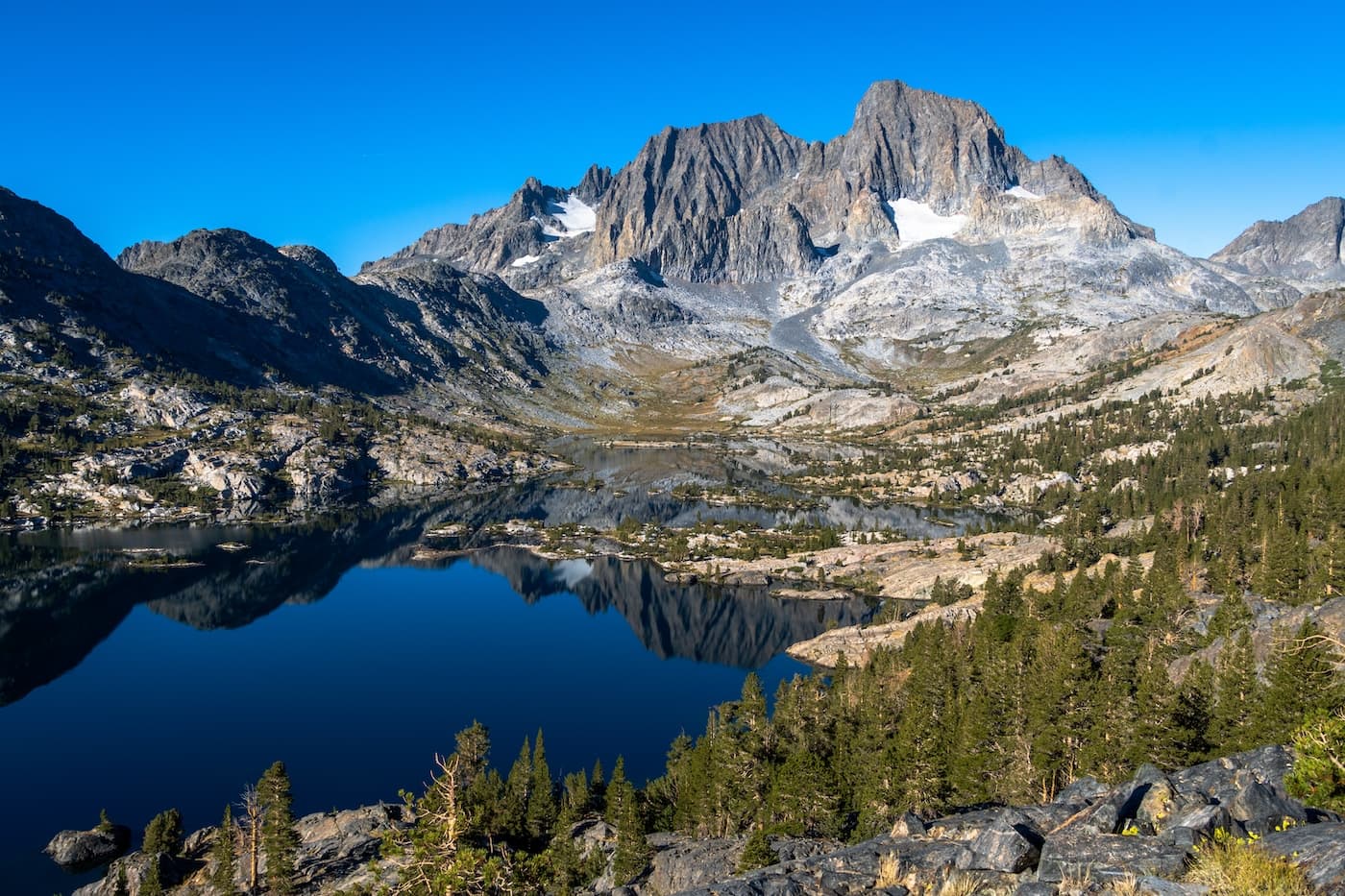 Morning shot of Garnet Lake in the Sierras. Photo by Brock Dallman