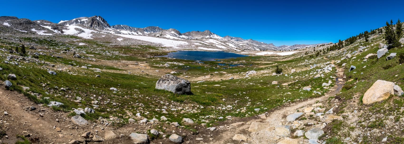 Summit Lake in the Humphreys Basin