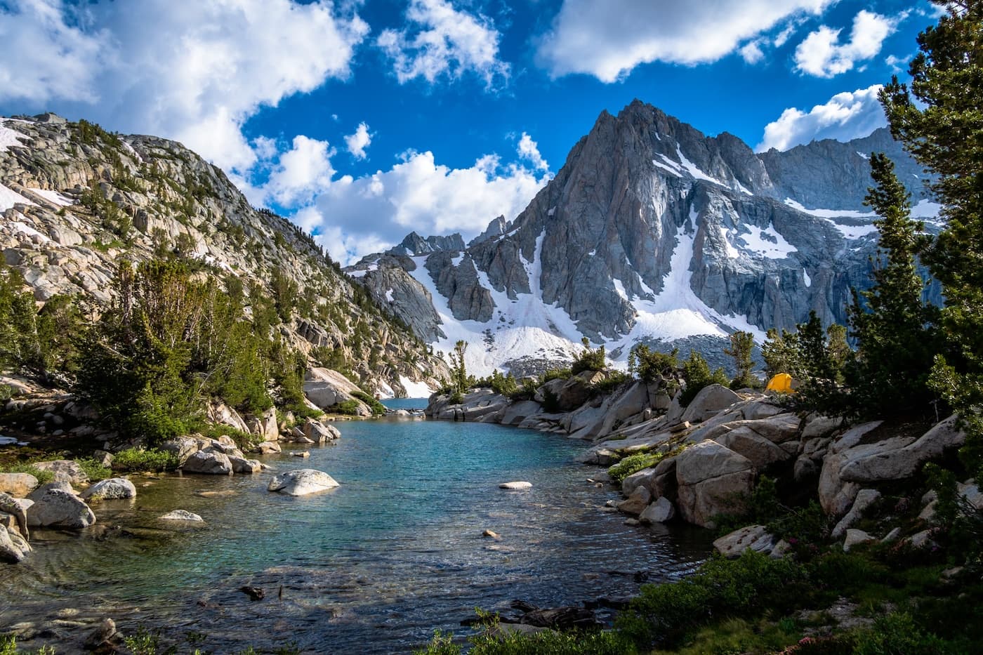 Hungry Packer Lake in the Sabrina Basin