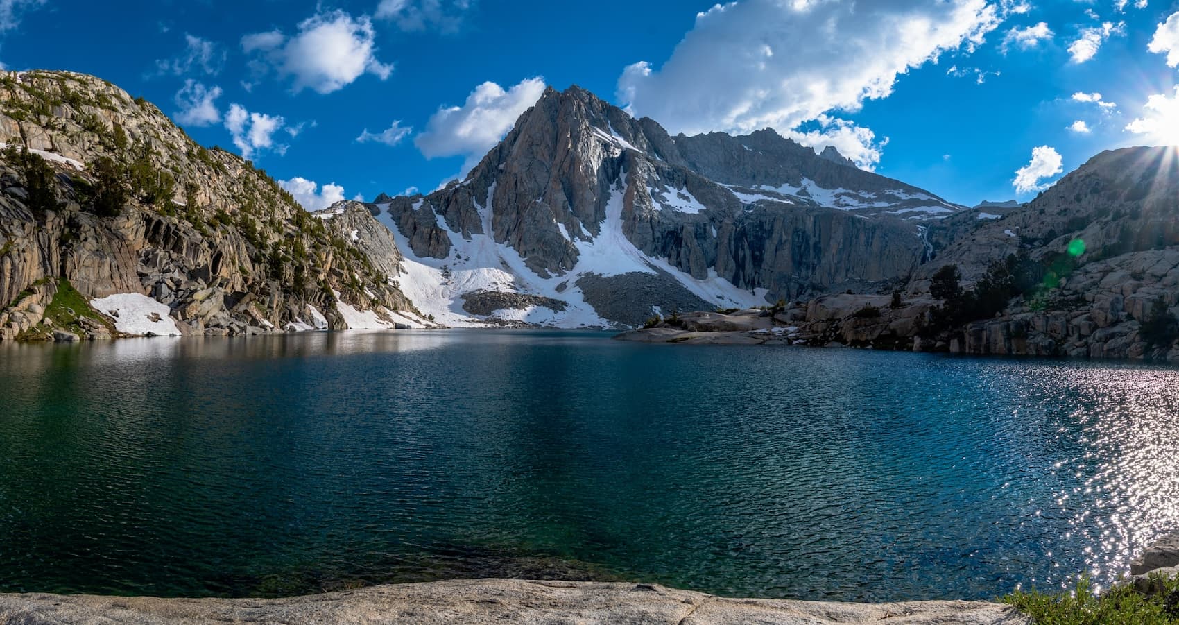 Hungry Packer Lake in the Sabrina Basin