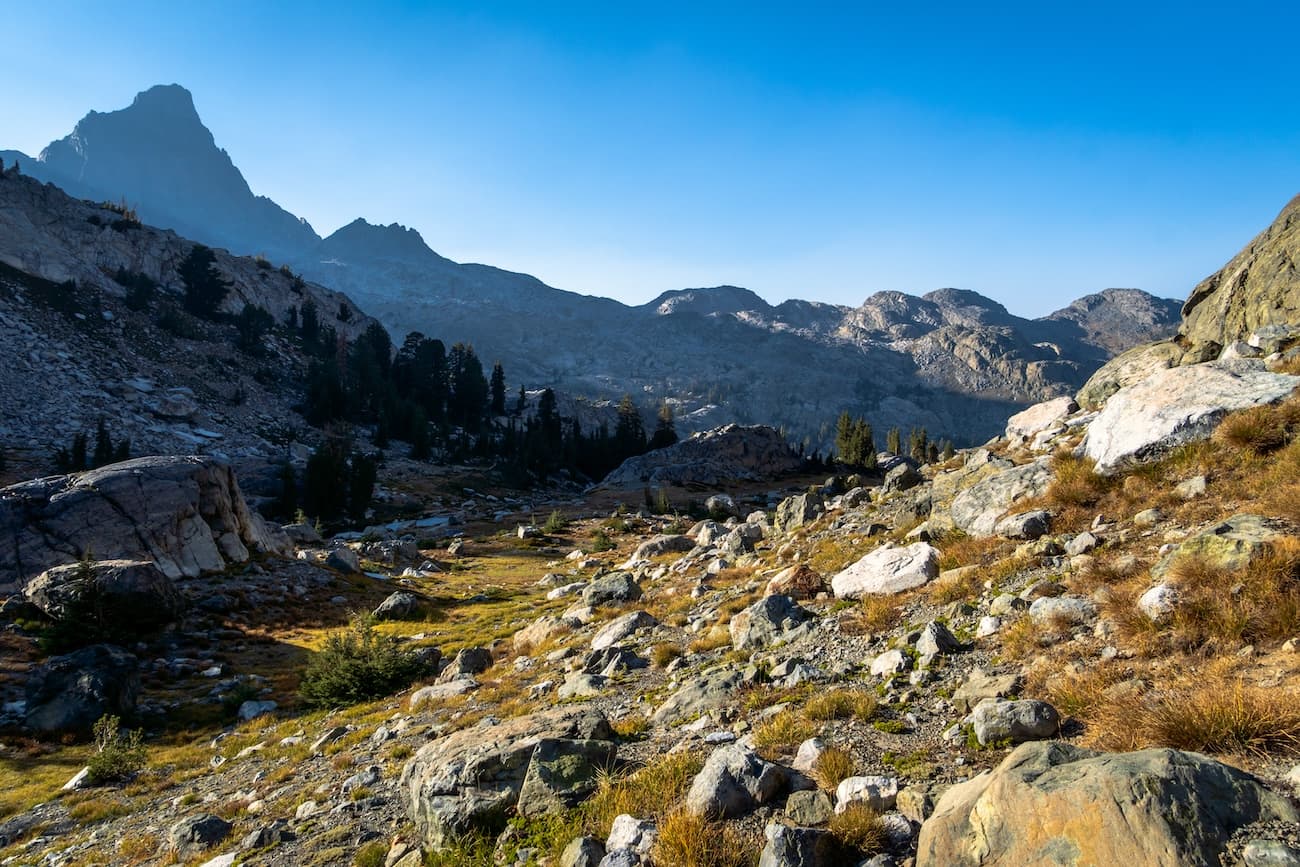 Afternoon Mountains near Iceberg Lake in the Sierras