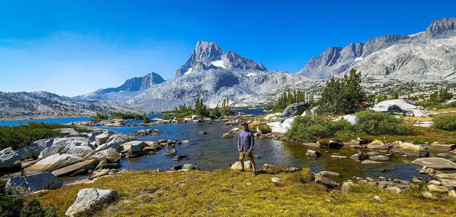 Brock Dallman near Thousand Island Lake in the Sierras