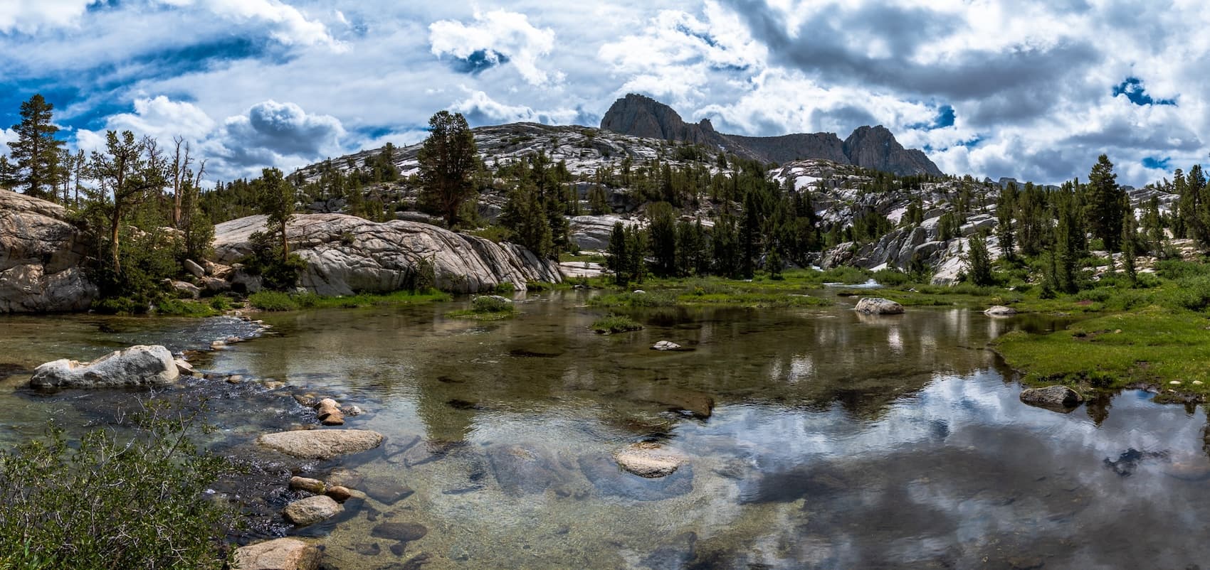 A river crossing in the Sabrina Basin
