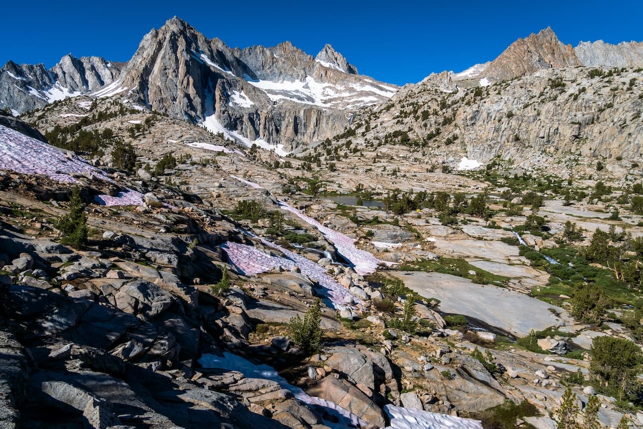 Morning at the Sabrina Basin
