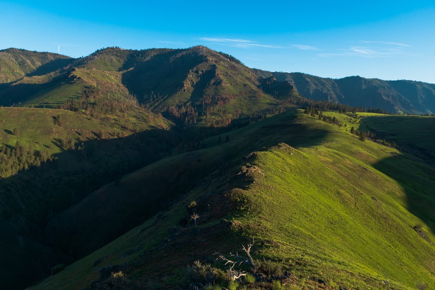 Hat Point from a ridge in Hells Canyon