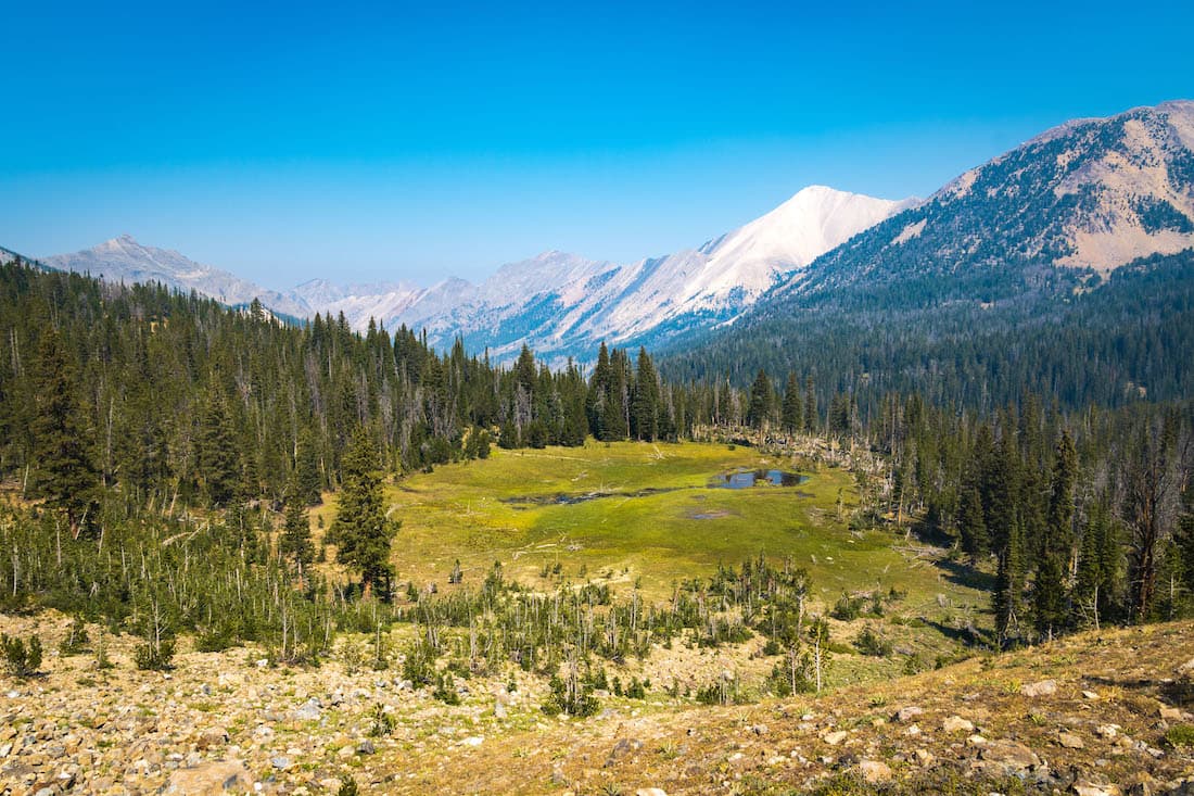The Ants Basin on the White Clouds Loop trail in Idaho