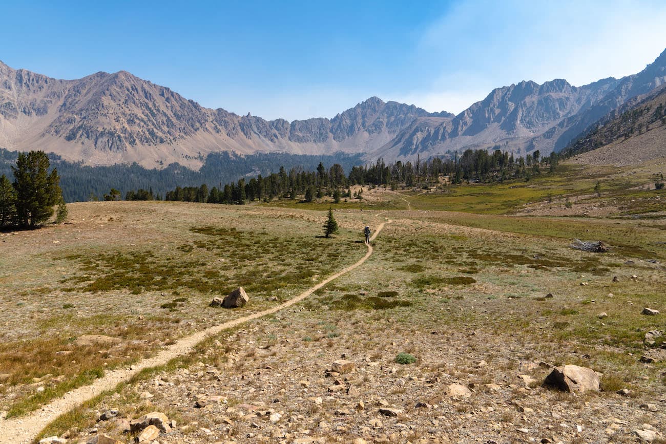 The Ants Basin on the White Clouds Loop trail in Idaho
