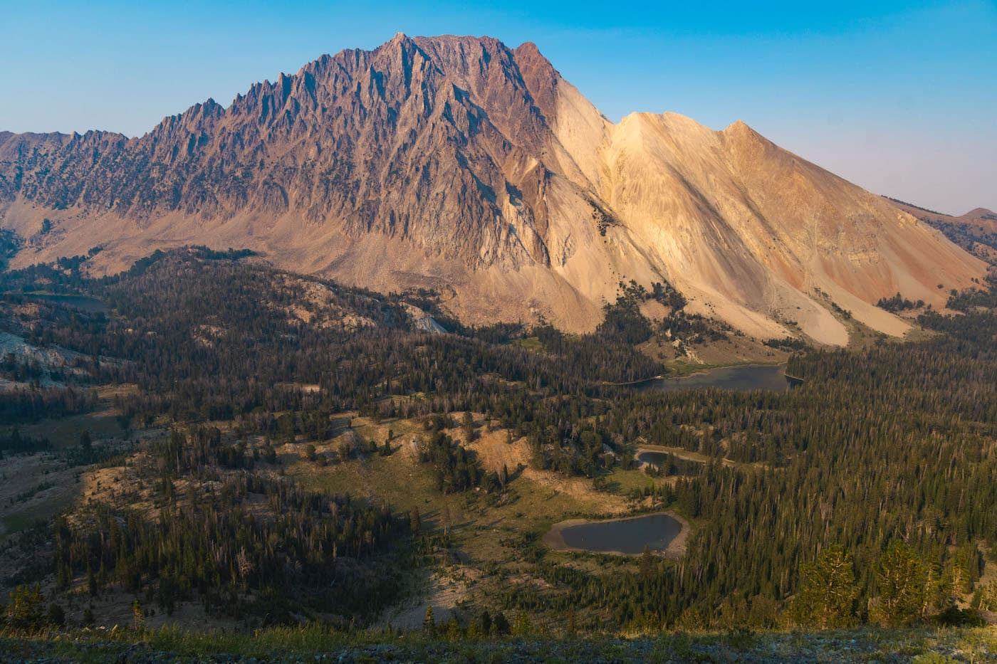 Castle Peak in Idaho's White Clouds Mountains