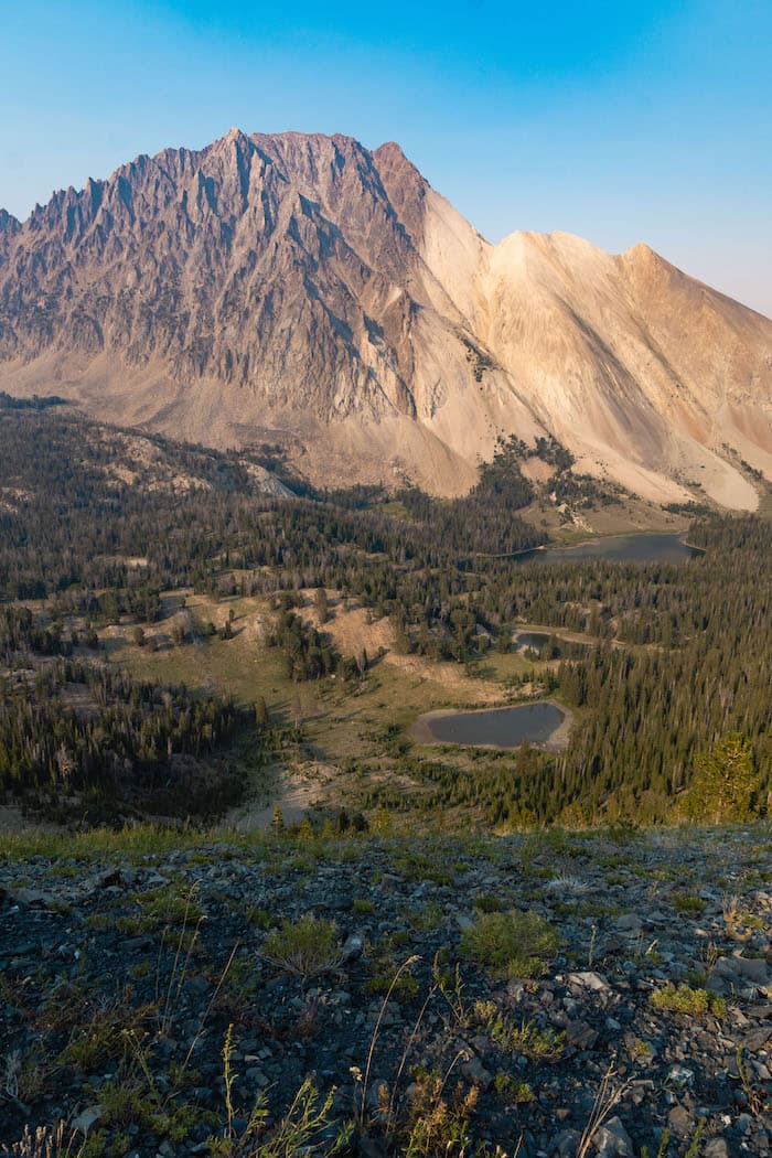 Castle Peak in Idaho's White Clouds Mountains