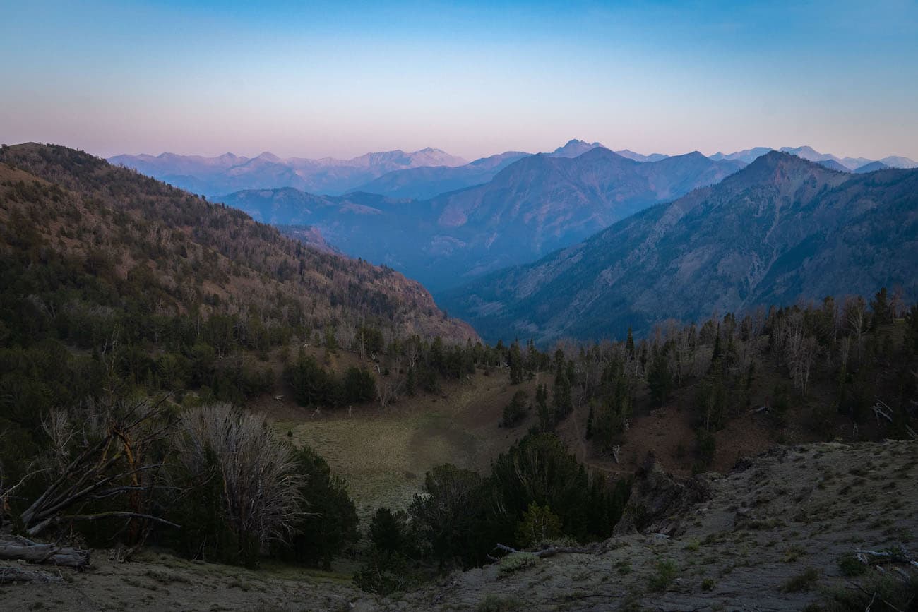 Trail near the Castle Divide