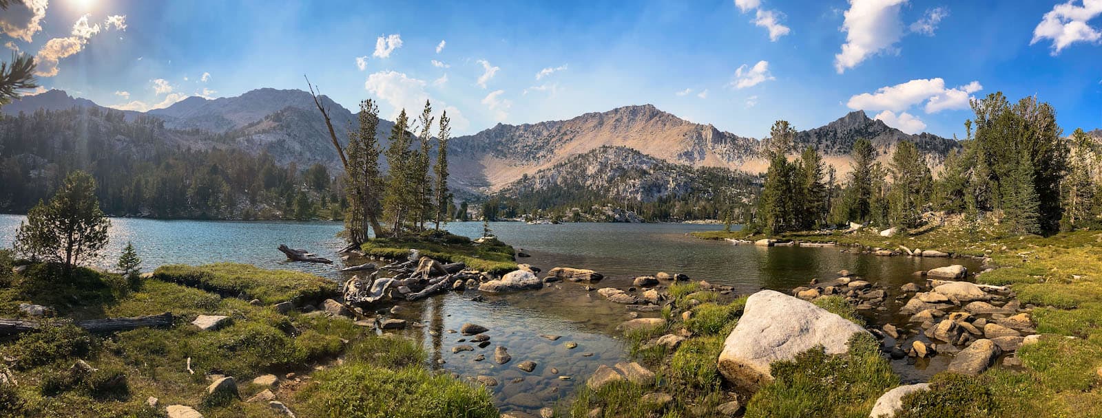 Hummock Lake in the Boulder Chain Lakes Basin along the White Clouds Loop