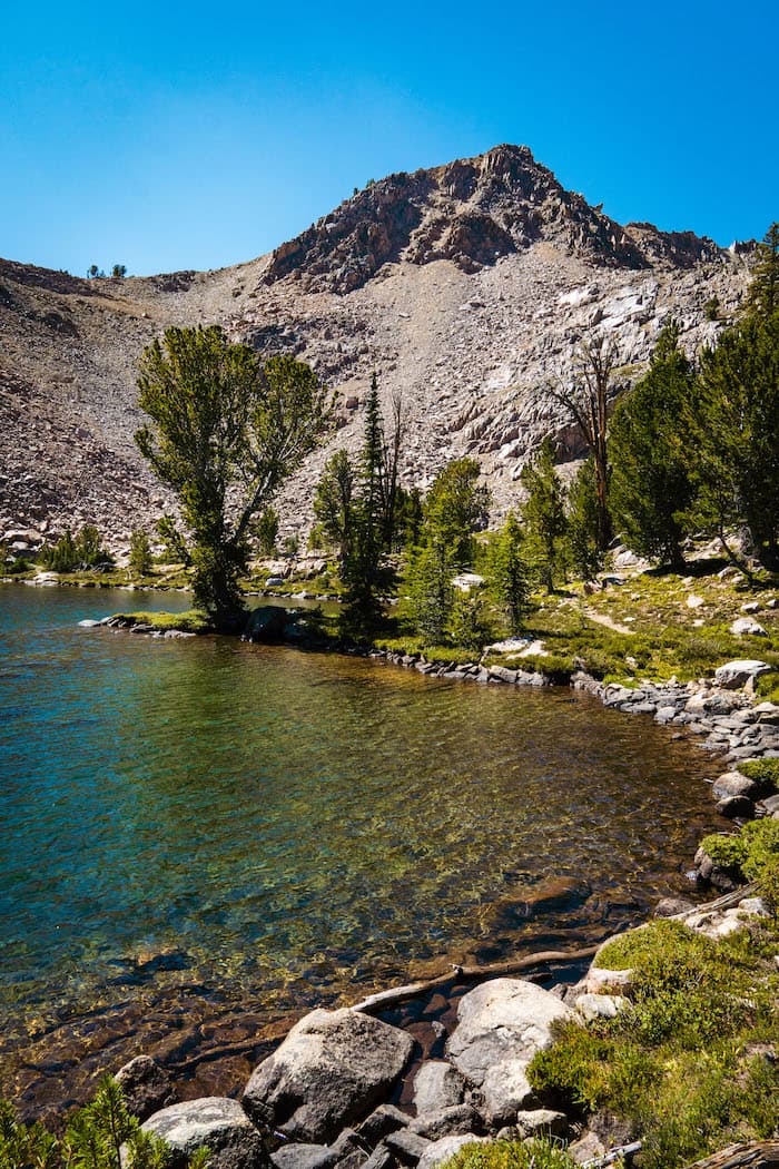Scoop Lake in Idaho's White Clouds Mountains