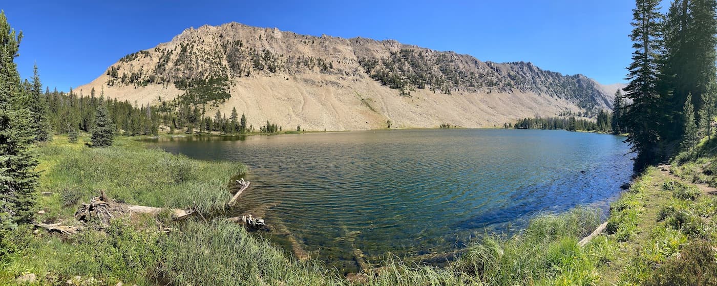 Washington Lake in Idaho's White Clouds Mountains