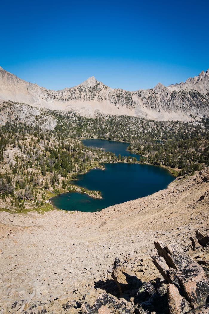 Windy Devil Pass on the White Clouds Loop in Idaho