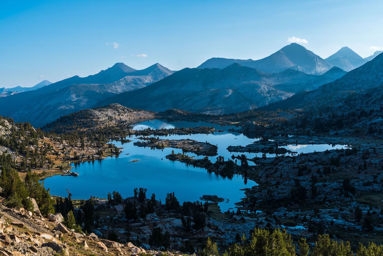 Marie Lake along the John Muir Trail - Pacific Crest Trail
