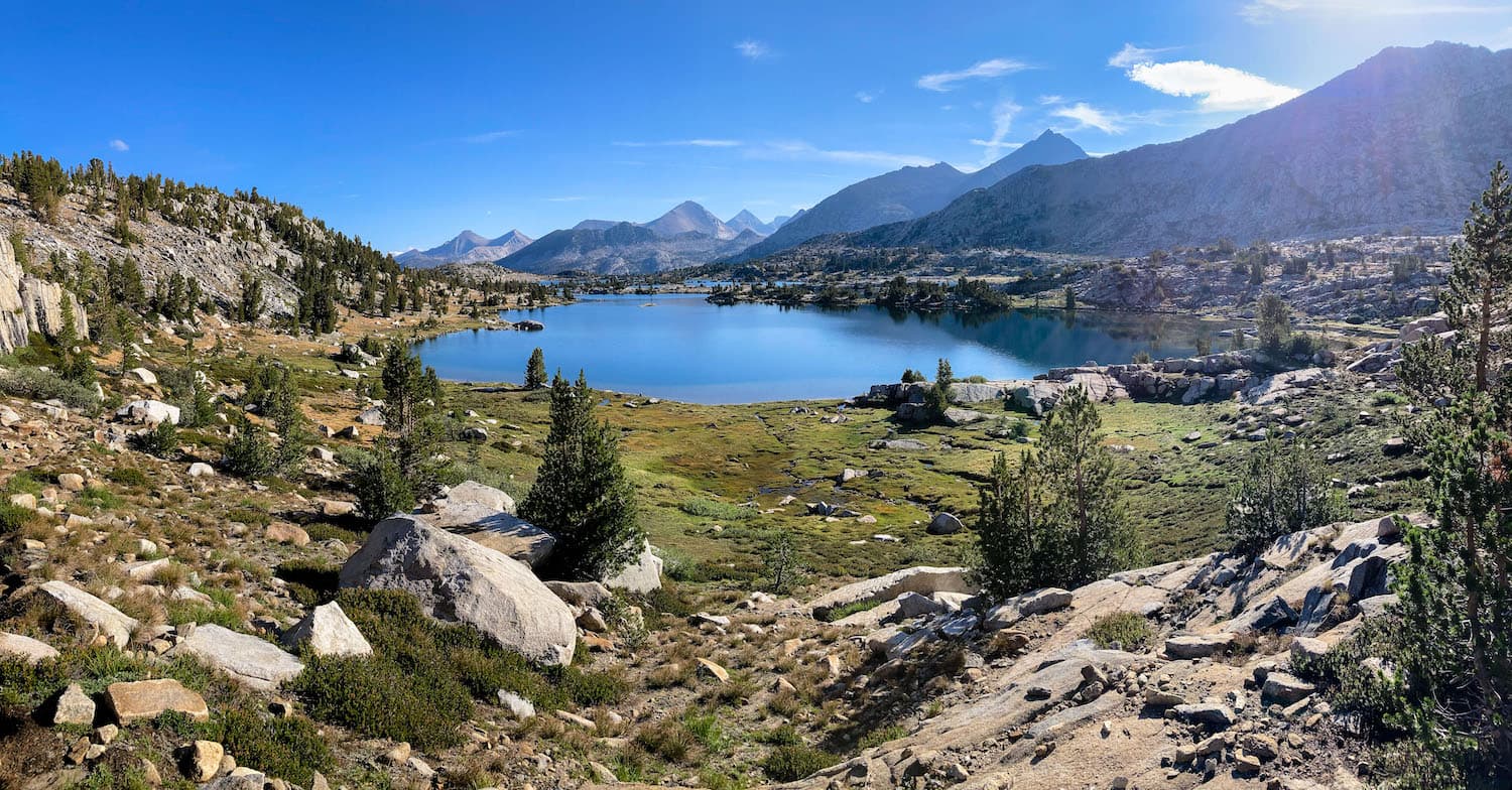 Marie Lake along the John Muir Trail - Pacific Crest Trail