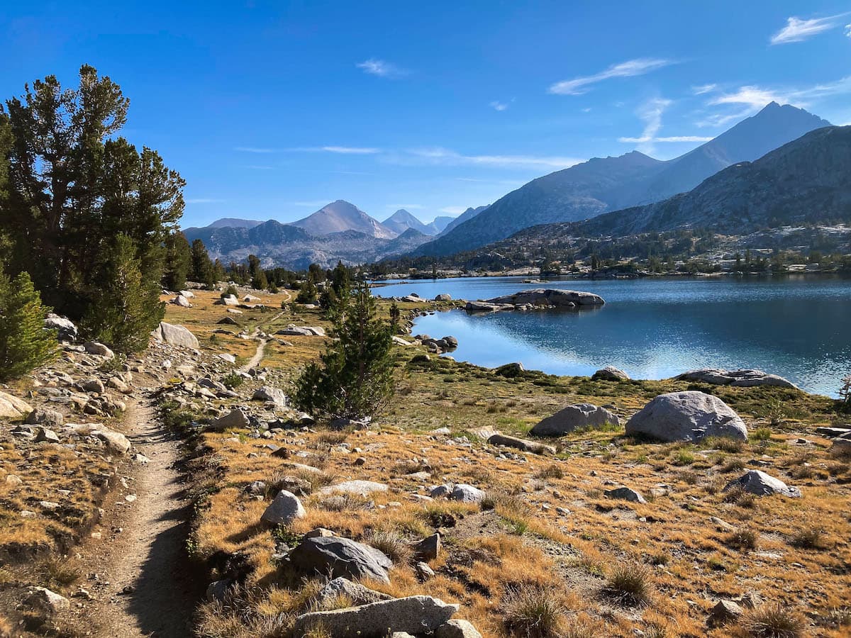 Marie Lake along the John Muir Trail - Pacific Crest Trail