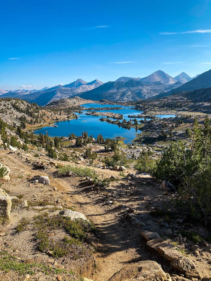 Marie Lake along the John Muir Trail - Pacific Crest Trail