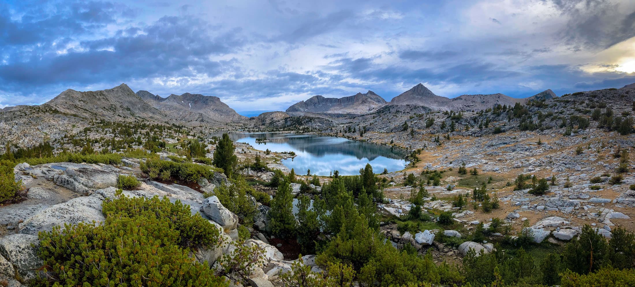Marie Lake along the John Muir Trail - Pacific Crest Trail