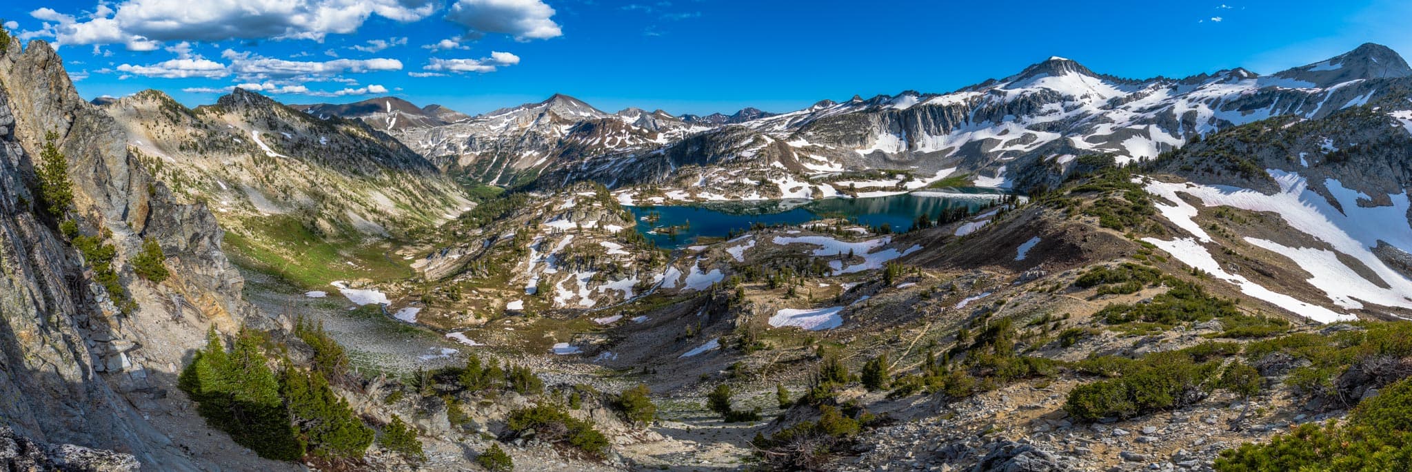 Glacier Lake in the late afternoon light