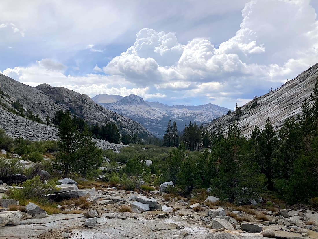 Stormy day near the Seven Gables Mountains