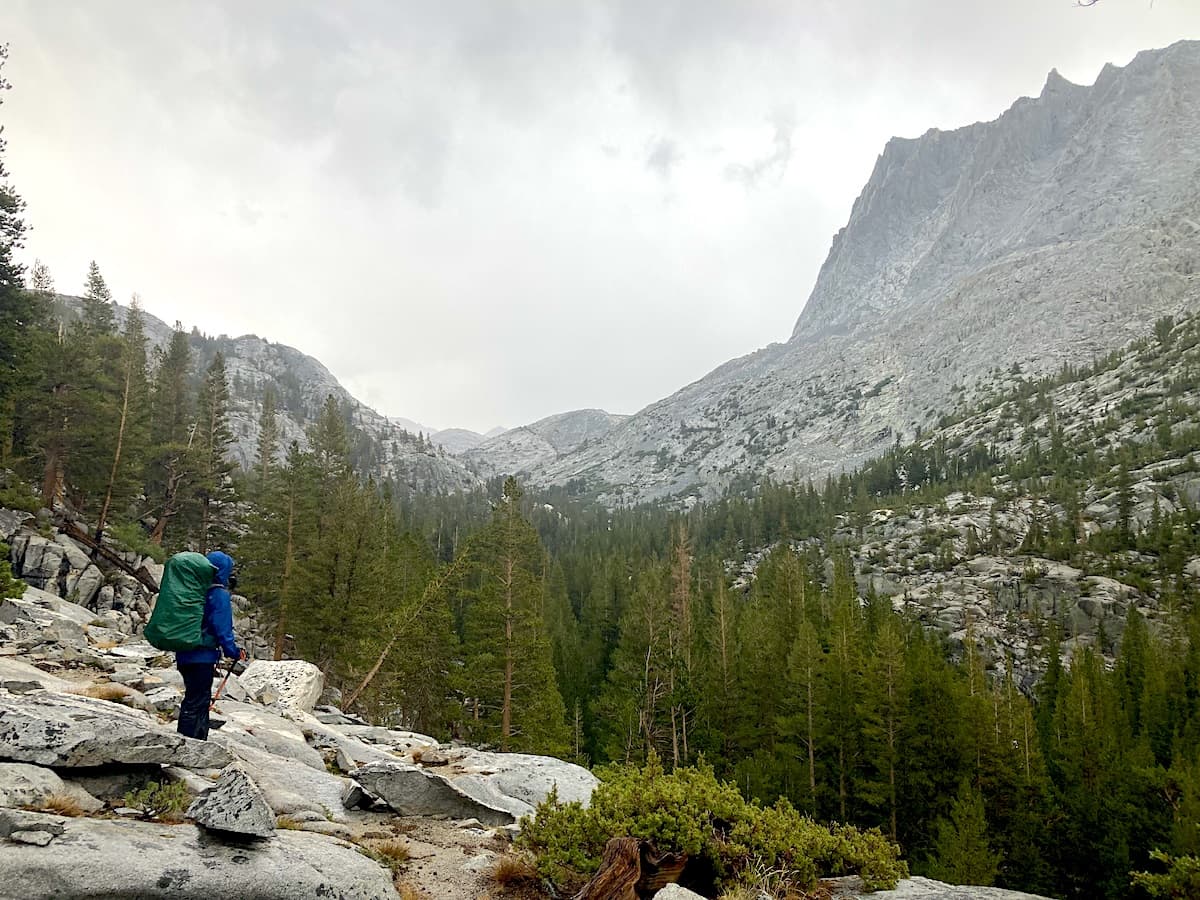 Sam in a thunderstorm