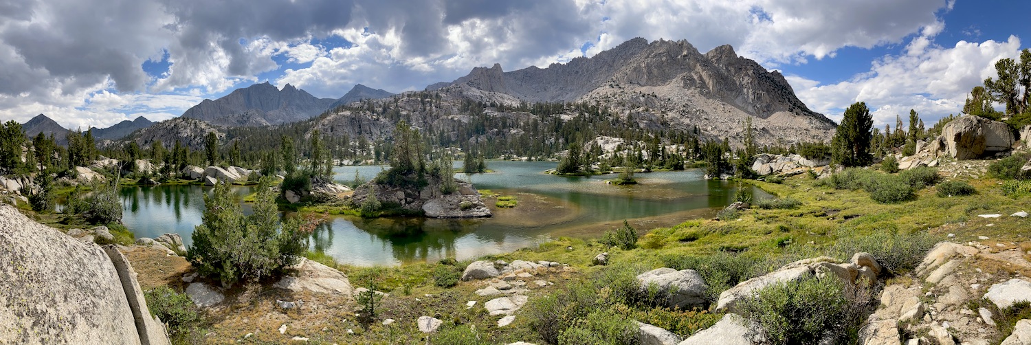 Sam Stych in the Sixty Lake Basin in Kings Canyon National Park