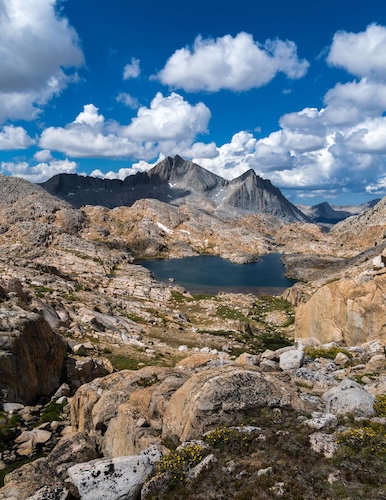 Seven Gables mountains in the Sierras