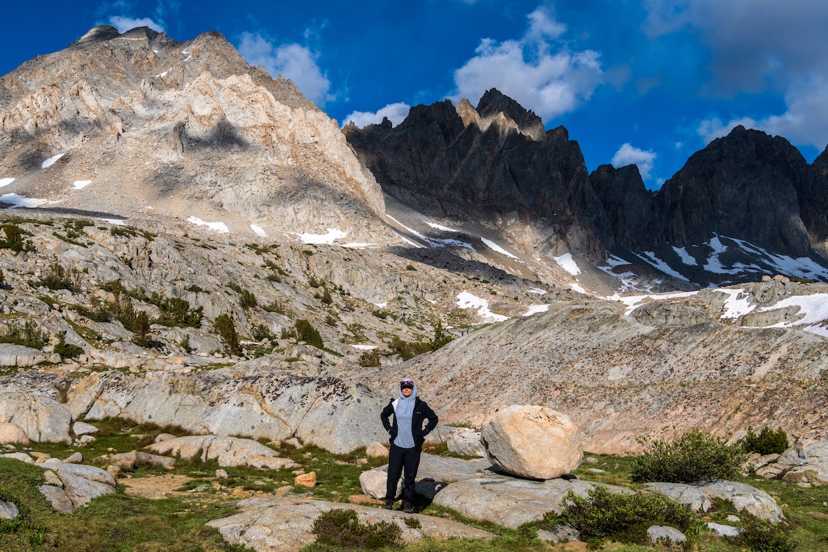 Sam Stych at Dusy Basin of Kings Canyon National Park in the Sierras