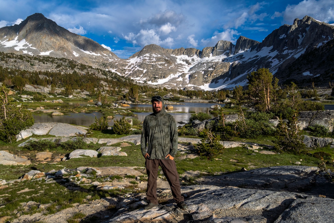 Brock Dallman in the Dusy Basin of Kings Canyon National Park in the Sierra