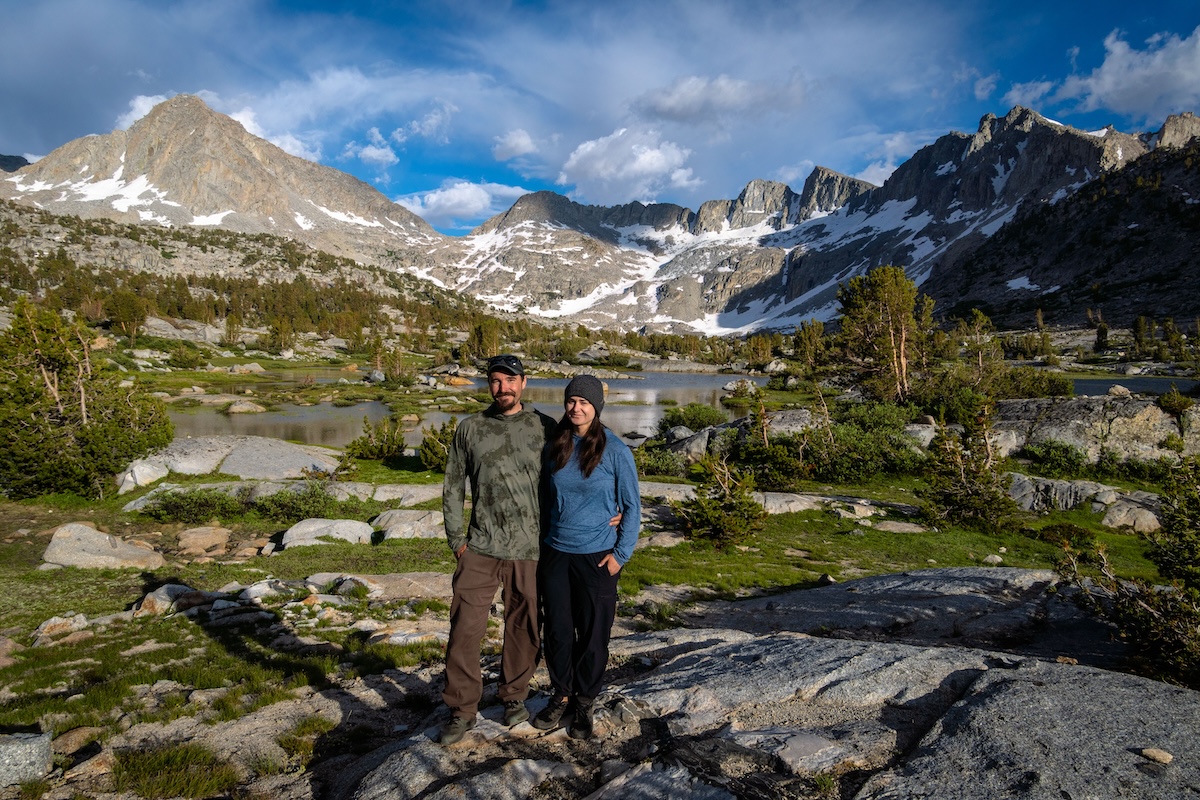 Brock Dallman and Sam Stych in the Dusy Basin of Kings Canyon National Park in the Sierra