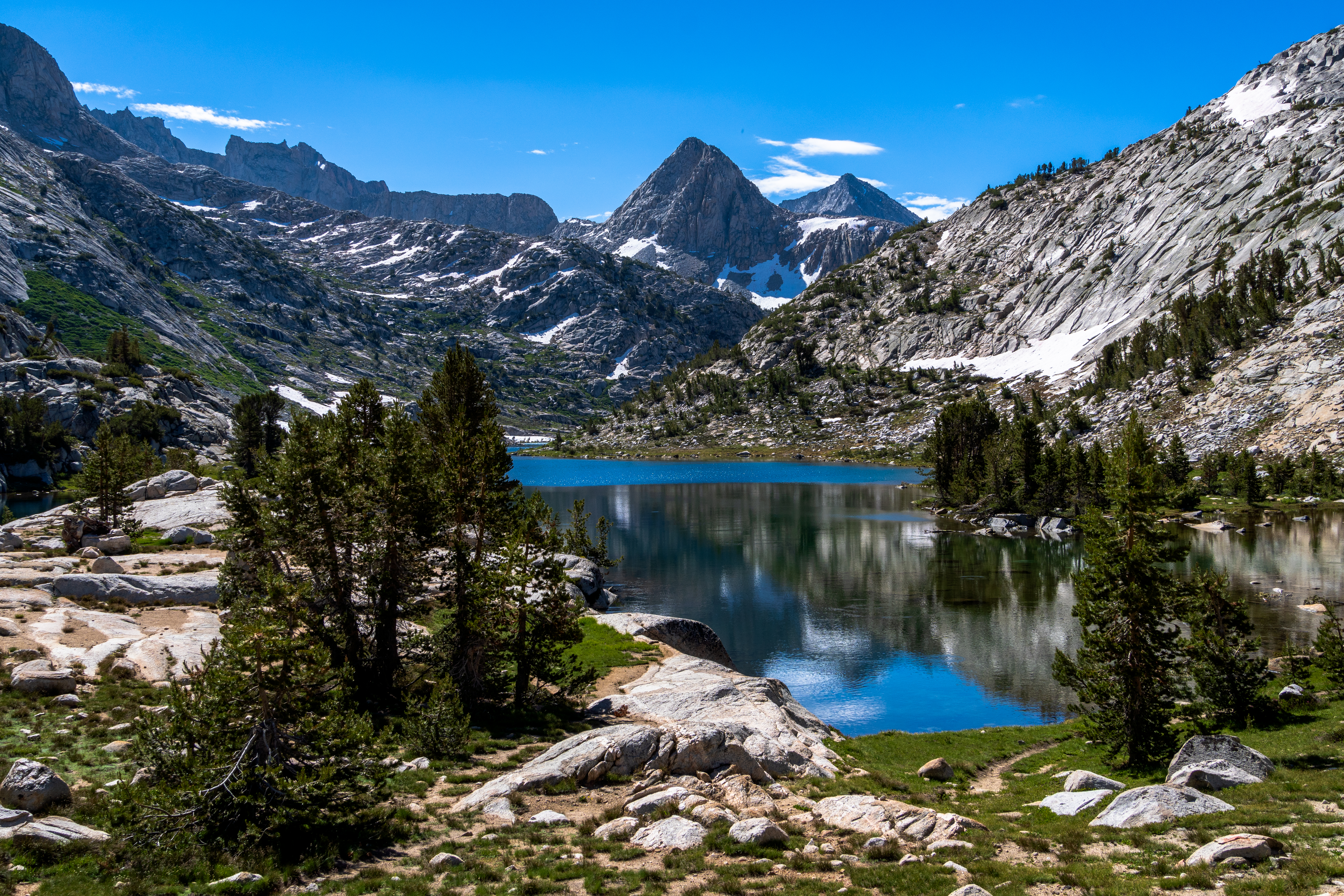 Evolution Lake in Kings Canyon National Park