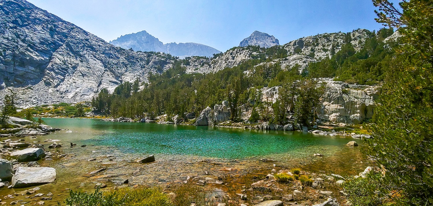 Gem Lake in the Little Lakes Valley in the Sierras